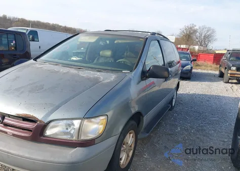 2000 Toyota Sienna Ce from USA, damaged, VIN 4T3ZF19C1YU189614